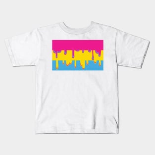 Dripping Pansexual Pride Kids T-Shirt